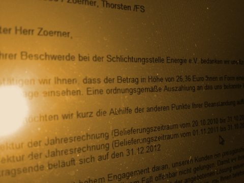 Schlichtung – Stromwende kann nur gelingen, wenn bei den Grundlagen mal jemand aufräumt.