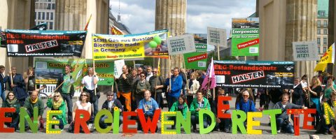 "Kohle und Atom, raus aus unsrem Strom!" – Auf der Energiewende-Demo