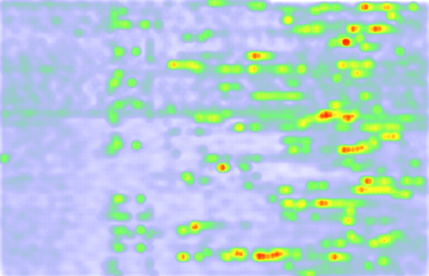Heatmap zeigt Zeiten von Grundlast