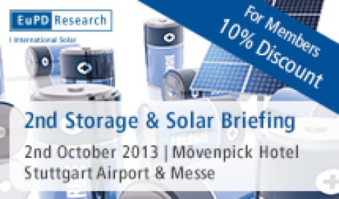 Storage & Solar Briefing 2013: fundierte Wissensvermittlung für Profis
