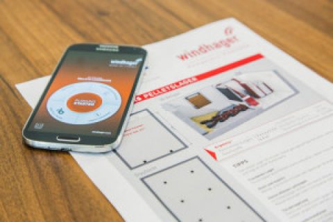 App zur Planung von Lagern von Holzpellets für iOS, Android und Web – Kaminofen und Speicherofen Portal