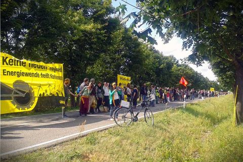 Anti-Kohle-Kette: ein Sommerwochenende in der Lausitz