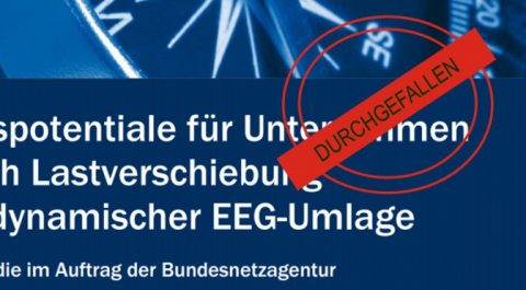 Gutachten: Dynamische EEG Umlage auf Basis von Spotmarktpreisen ist falscher Weg