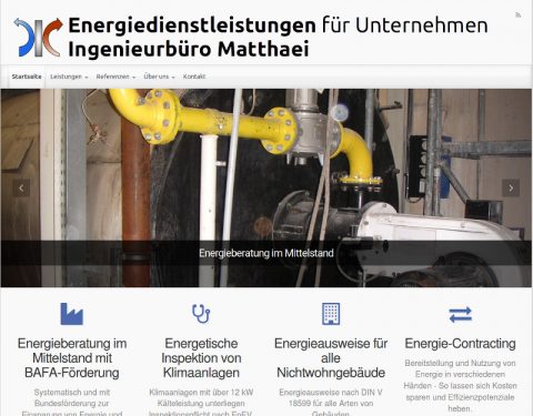 Ingenieurbüro Matthaei  »  Energiedienstleistungen für Unternehmen