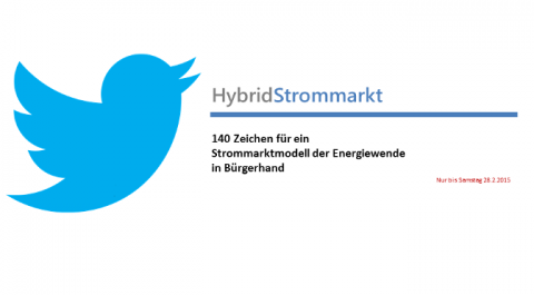 Kreativität gefragt: Strommarkt Modell in 140 Zeichen