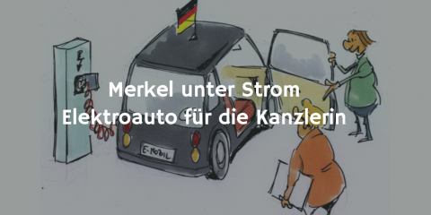 Merkel unter Strom – Schüler sammeln für Elektroauto – Klimaschutz