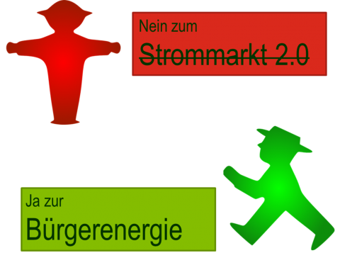 Nein zum Strommarkt 2.0 – Ja zur Bürgerenergie