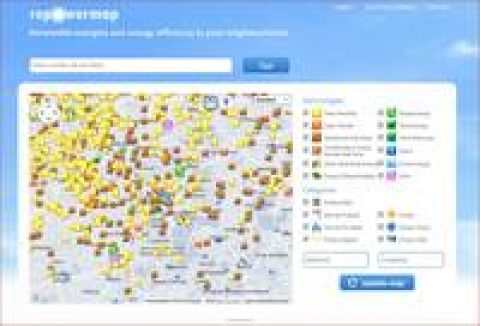 Europäische Landkarte zur Energiewende
