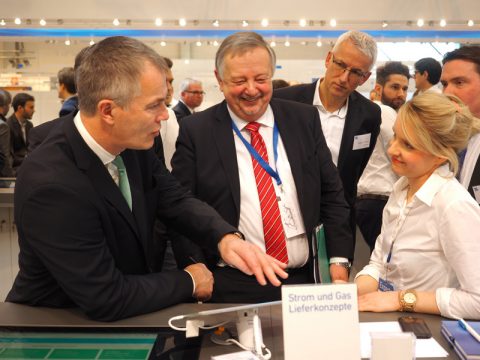 E-World 2016 – Messerundgang mit Umweltminister Remmel