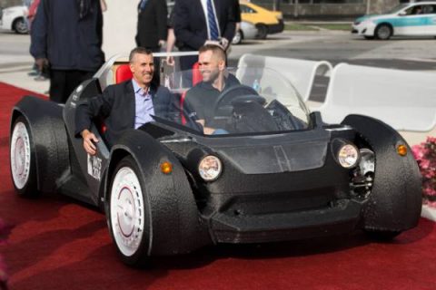 Das Elektroauto Strati von Local Motors aus dem 3D-Drucker in 2 Tagen fertig