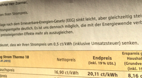 Algorithmische Kommunikation – #Strompreis2015