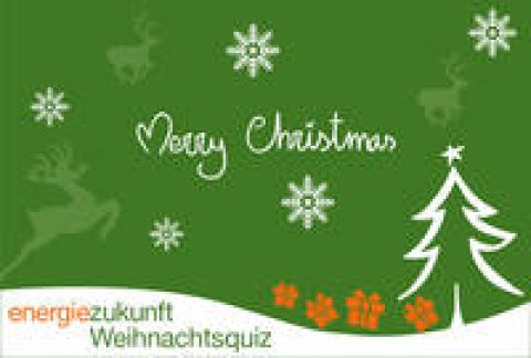 energiezukunft-Weihnachtsquiz: Jetzt noch faire und nachhaltige Preise gewinnen