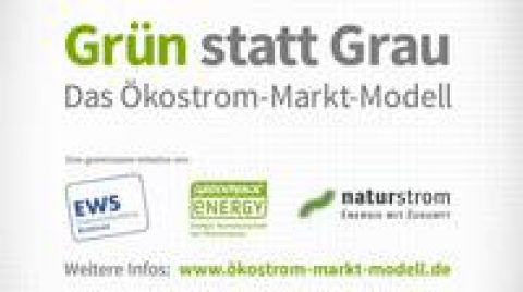 Grün statt grau – das Ökostrom-Markt-Modell