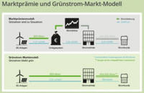 BNE unterstützt Grünstrom-Markt-Modell