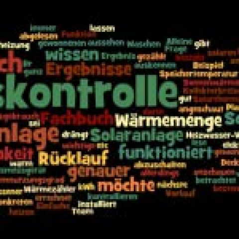 Erfolgskontrolle von Solaranlagen mit dem Wärmemengenzähler