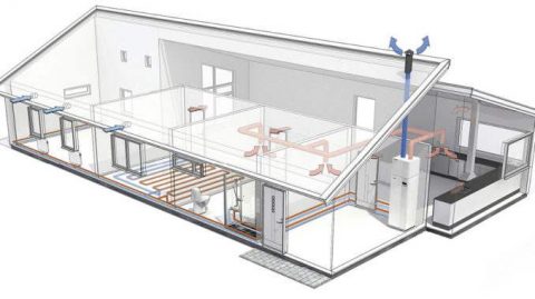 Wärmepumpe mit Lüftung: eine Lösung für Niedrigenergiehäuser