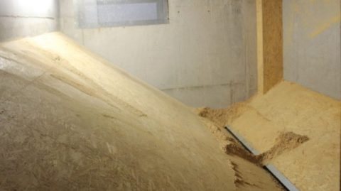 Pelletlager vorschriftsmäßg bauen