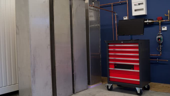 Testanlage eines Salzspeichers. Foto: Rawema