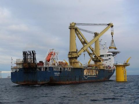 Ostsee-Windpark mit umwelt­freund­li­chem Kor­ro­si­ons­schutz