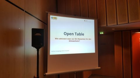 Wie Menschen für den Klimaschutz aktivieren? – Zusammenfassung Open Table 2018