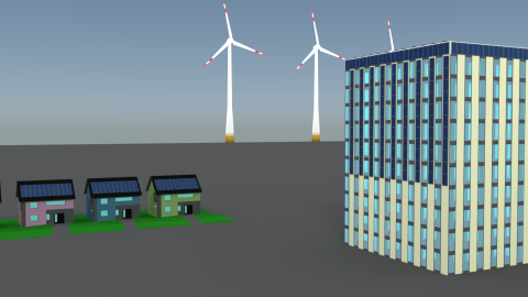 Photovoltaik auf Bürogebäuden